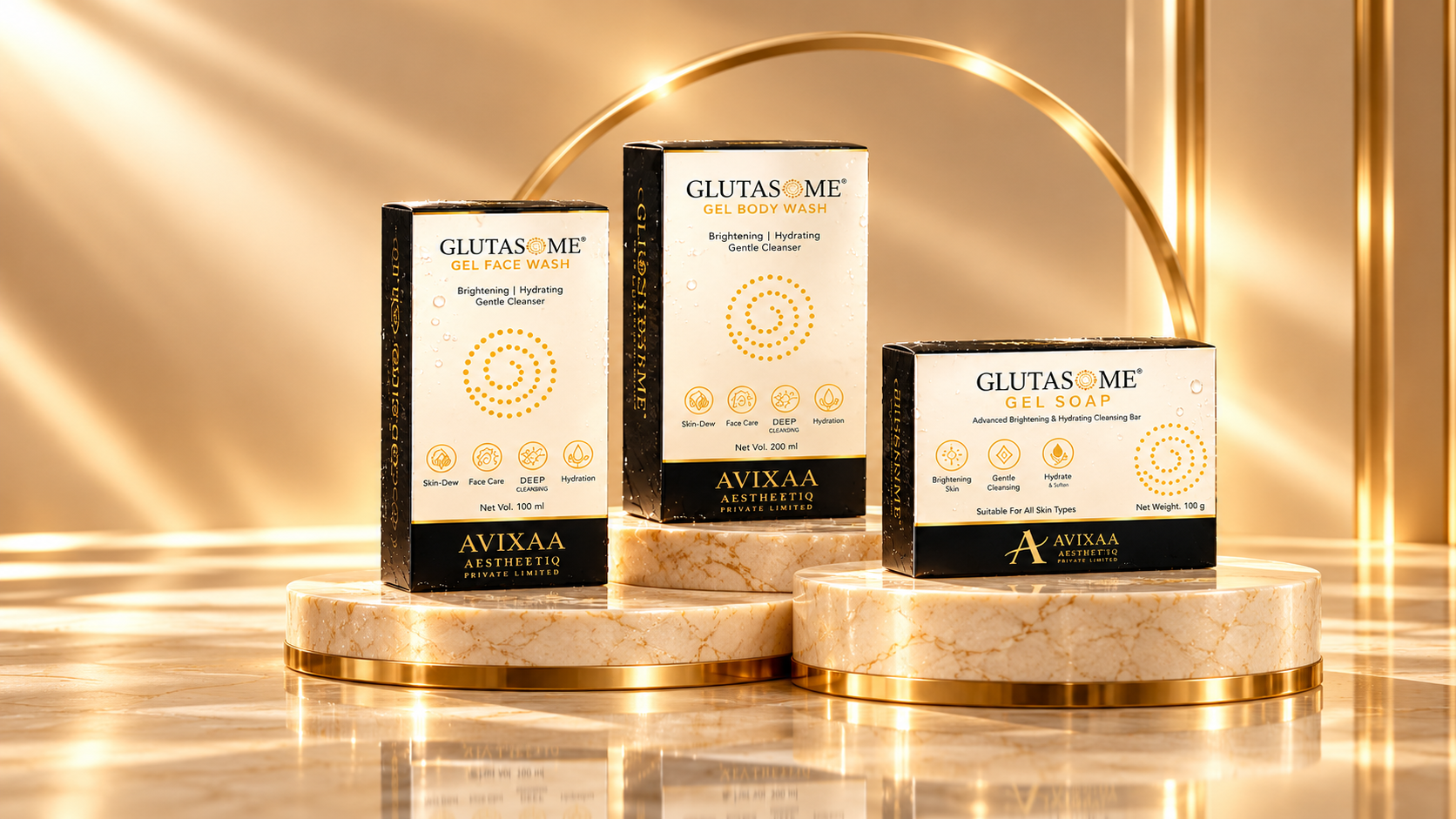 Glutasome® Complete Cleansing Care Packaging Showcase